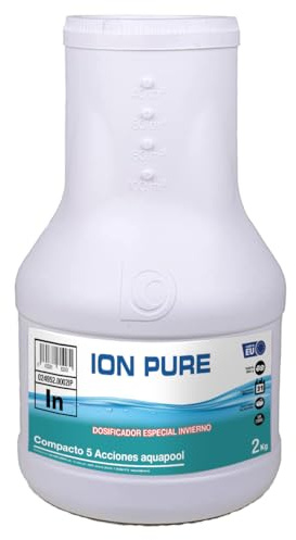 Ion Pure Dosificador Especial Invierno para Piscinas – 2 kg | Tratamiento hibernación práctico y de Larga duración