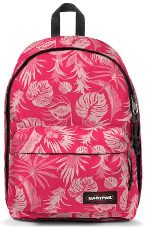 Eastpak Out of Office Rucksack 27L (44 x 29,5 x 22 cm), Laptopfach 13–15 Zoll, wasserabweisender Schul- & Arbeitsrucksack, robuster Tagesrucksack mit gepolsterten Trägern - BRIZE PINK BEIGE