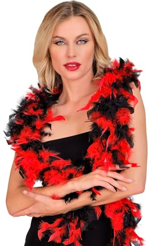 TrendandStylez Federboa 180cm in 30 Farben | Kostüm Accessoire für Damen | Federschal für Karneval, Fasching, 20er Jahre Party & JGA | Perfekt für Charleston & Burlesque Outfits
