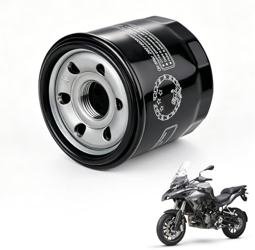 Filtro Olio Moto per Benelli TRK 502 TRK502 X TRK502X Leoncino500 Nero
