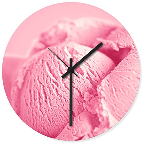 Wandkings Wanduhr mit farbenfrohen Motiven - Wähle ein Motiv - Ice Cream