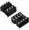 Oiyagai 30 Stück 2,54mm DIP 8 Pin IC-Sockel Löt-Typ Adapter