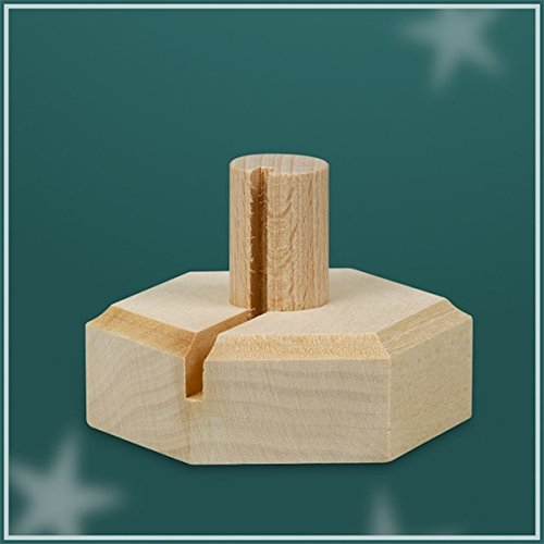 Rudolphs Schatzkiste Baumschmuck Zubehör Halter BxHxT=5,5x3x5,5cm NEU Weihnachten Baumspitze Baumbehang Holzschmuck Holz Seiffen Erzgebirge Strauchbehang Dekoration