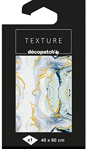 Décopatch TD797C 1 Bogen Décopatch Papier 40x60cm Texture Marmor