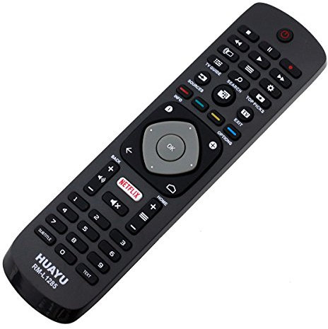 Ersatz Fernbedienung passend für Philips 49PUS6401 49PUS6401/12 TV Remote mit One-to-One PreProgrammed Connection - Easy Start Funktion ohne lästige Installation
