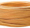 Cavo tessile per lampade, 3 fili, 3x 0,75 mm², cavo elettrico con conduttore di terra, accessori per lampada (5m, Oro)