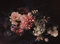 Livingwalls Vliestapete - Tapete Blüten Lilien in Rosa, Schwarz und Blau - Wandtapete für verschiedene Räume - Wandbild XXL 350 x 255 cm