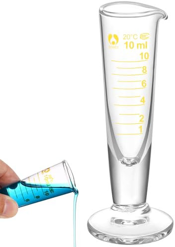 Baluue Graduated Measuring Cup for Laboratory Use Capacity Scale for Accurate Measurements for Water Juice and Other Liquids Essential Lab Accessory