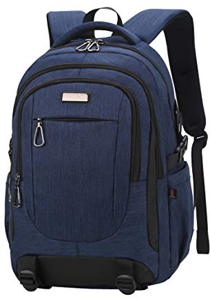 Asge Schulrucksack Jungen Teenager 15 6 Zoll Laptop Rucksack Oxford Groß Schultasche College Daypack Reiserucksack Wasserdicht School Bags (Blau)