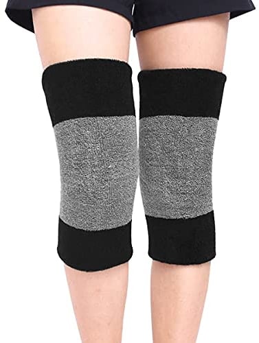 1 Paar Unisex-Kniebandage, Winter Thermische Kniestütze Kniewärmer, Elastische Knieschoner Knieschützer Knieorthese Für Damen, Herren, Ideale Unterstützung Bei Arthrose, Sehnenentzündung & Sport
