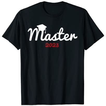 Master Hut 2023 Abschluss Geschenk Mastertitel Student T-Shirt