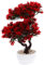 TOPBATHY KüNstlicher Bonsai Baum, Kunstpflanze Deko, Gastgruß Kiefer Bonsai, Rote Topfpflanze FüR Zuhause, BüRo, Schreibtisch Und Café