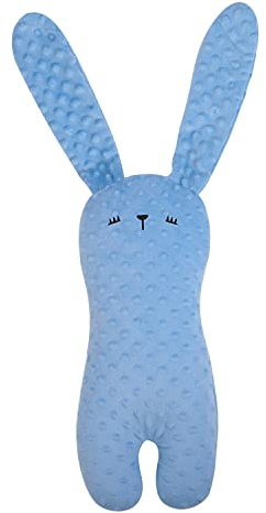 Sunveno Baby Kuschelkissen - Plüschkaninchen für Baby- & Kleinkinderzimmer, bequemes Dekokissen, Rücken- und Seitenschläferkissen