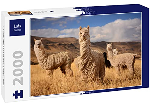 Lais Puzzle Lamas (Alpaka) in den Anden, Peru 2000 Teile