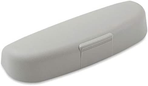 Scatola portaoggetti Porta Occhiali da Sole per Auto, per Fiat 500 Tipo Punto Freemont Cross Coroma Panda Idea Palio Fastback Fullback Strada, Grigio