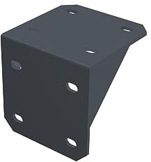 Home Deluxe - Deckenhalterung ERA für Markisen - 2 Stück, Farbe: Anthrazit, inkl. Dübel I Terrassenüberdachung Sonnenschutz Windschutz