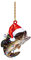 Weihnachtsbaum Deko, Personalisierte Green Bass Fish Forellenflache 2D Weihnachtsschmuck Baumschmuck Rückspiegel Zubehör Mini Weihnachtsschmuck Lustige Weihnachtskugeln Weihnachtsbaum (C, One Size)