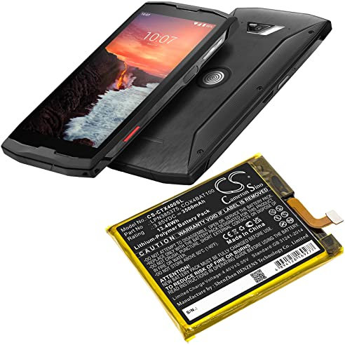 Cameron Sino Batterie de rechange pour Crosscall Core X4 PN : Crosscall COX4BAT100, LPN385375 3500 mAh / 13,48 Wh