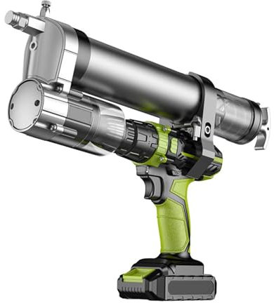 Cordless Grease Gun, 12V Double Speed Lithium Electric Drill Grease Gun Grease Gun Drill Adapter Electric Powered Grease Gun Drill Drivers Universal Conversion Gun Head