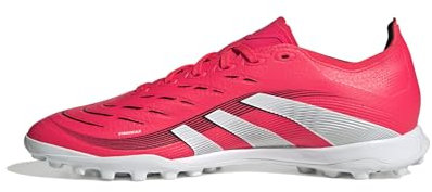 adidas Unisex Predator League Turf Football Boots Fußballschuhe, Lucid Red/Cloud White/Core Black, 44 2/3 EU