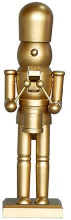 Weihnachts Nussknacker Einzigartige 25 cm Große Hölzerne Trommelsoldat Sammelfigur Stehende Puppenstatue Tischdekoration Trommler Figur