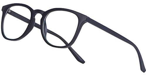Ulknyss Occhiali Luce Blu Occhiale per Computer Filtro luce blu Occhiali da Uomo Donna Montatura Occhiali da Gioco per PC TV Tablet (Colori Retrò)