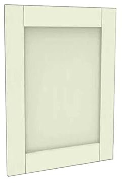 M2 Traders Timber Shaker Tall Kitchen Cabinet Door 896 x 597mm - Ivory