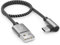 deleyCON 0,30m USB-A zu USB-C Kabel - USB C Stecker 90° Gewinkelt - Kurzes 30cm A auf C Ladekabel für iPhone 15 16 Pro Max Samsung S25 S24 S23 S22 Pixel iPad Pro MacBook Air Tablets Switch PS5