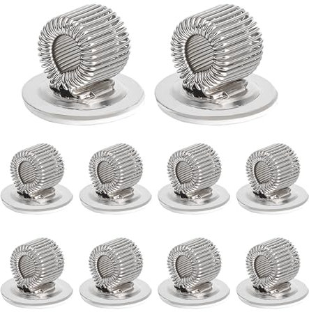 YSDMY Stifthalter Clips 10 Stück Stifthalter Selbstklebend Stifthalter mit Einstellbarer Federschlaufe，stifthalter für klemmbrett Stiftklemme Stiftehalter für Notebook,Kühlschrank,Whiteboard