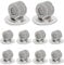YSDMY Stifthalter Clips 10 Stück Stifthalter Selbstklebend Stifthalter mit Einstellbarer Federschlaufe，stifthalter für klemmbrett Stiftklemme Stiftehalter für Notebook,Kühlschrank,Whiteboard