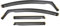 ISPEED Wind Deflectors for VAUXHALL MERIVA B MK2 2010-2017 5 Door MPV 4pc Set - Keep Your Car Ventilated In Rain - Reduce Wind Turbulence - Tinted In-Channel Type