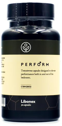 LIB0NEX perform Nahrungsergänzungsmittel mit L-Citrullin, Maca, 30 Kapseln