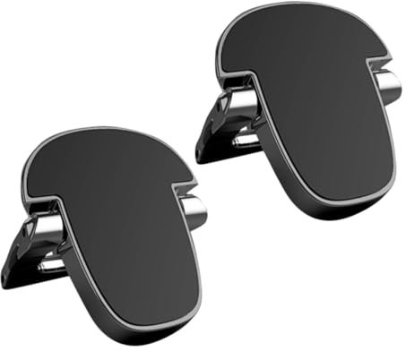 HOMOCONO 1paar Mini Laptop Ständer Aluminiumlegierung Und Ergonomisch Für Schreibtisch Verbessert Die Kühlung Und Sorgt Für Komfortables Tippen Schwarz