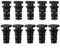Lot de 10 connecteurs de presse-étoupe pour protection de câble d'outil électrique et manchons anti-traction (3,5 mm-noir)