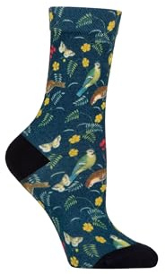 SockShop RHS Royal Horticultural Society Women's Socks - Fruit, Floral & Botanical Patterned Socks, Bright & Colourful, Gift for Gardeners, 1 Pair Size 4-8