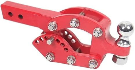 BMLGPGBCDW Tow Bar Adjustable Trailer Hitch Ball Mount Exterior Accessories Towing Bar Trailer Hooks(Red)
