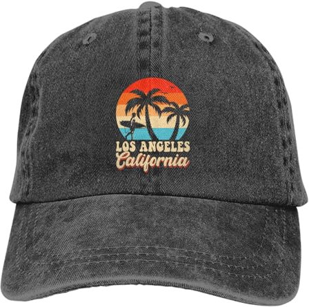 Baseball Hut Palmen In Los Angeles, Kalifornien Wanderhut Klassische Baseballcap Schnelltrocknend Schirmmütze Für Frühjahr Golf Tennis