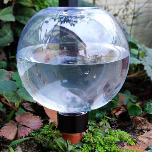 Plant Watering Globes 4PACK | Self-Watering System | Automatic Watering Globes Planter Insert | Irrigation Drippers For Home Indoor Outdoor Automatic Irrigation System