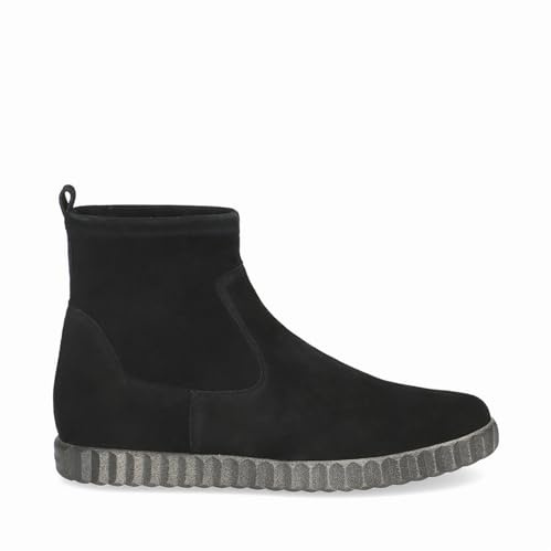 Peter Kaiser Damen - Boots 75337 Leder Stretch schwarz 38,5