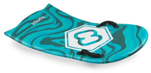Hamax Mini Surfer Schneerutscher Blau | Snow Slider mit Griffen | Leichter Kunststoff Schlitten | vorwärts & seitwärts gleiten | kompakt & leicht zu tragen | ideal für Kinder