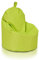 Ecopuf Yoko Sitzsack mit hoher Sitzfläche, Sitzsack mit Griff, Sitzsack aus Polyester, wasserdicht, für den Außenbereich, Maße: 70 x 75 cm