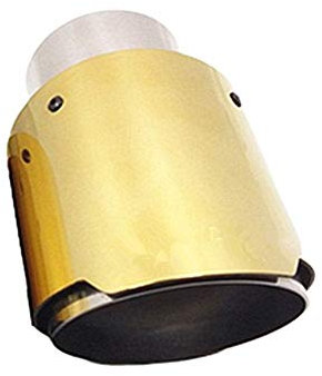 WPCASE Auspuff Endrohr Auspuffblende Gebogen Auspuffblende Auspuffblenden Auspuff Blenden Endrohr Auspuffblende Auspuffblende Schwarz Auspuffblende Doppelrohr Auspuff EndschalldäMpfer