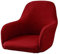 Tubayia Stretch Stuhlbezug Stuhlhusse Stuhl Abdeckung Schonbezug für Esszimmer, Büro (Wine)