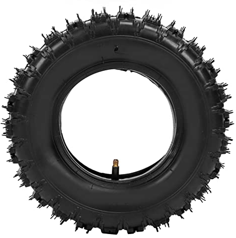YYQTGG 13x5.00-6 Pneu, Tige en métal Droite Pneus de Moto Chambres à air Motif antidérapant en Caoutchouc Résistant à la Perforation pour Dirt Bike ATV Tondeuse à Gazon