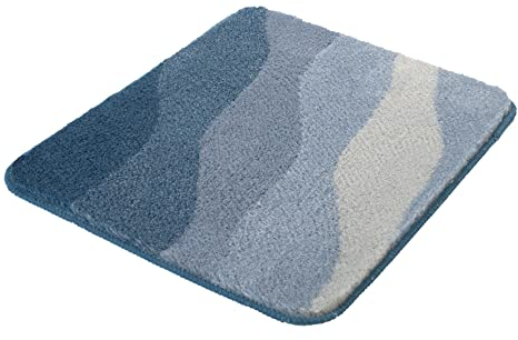 Kleine Wolke Badteppich Malena, Farbe: Iceblue, Material: 100% Polyacryl, Größe: 50x 60 cm