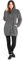 CityComfort Felpa Donna con Zip, Felpa Invernale in Pile Teddy, (Grigio Lungo, XL)