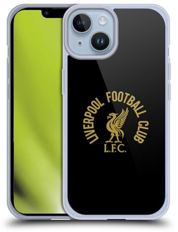 Head Case Designs Offizielle Liverpool Football Club LFC Gold Und Schwarz Liver Bird Soft Gel Handyhülle Hülle kompatibel mit Apple iPhone 14