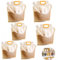 6 bolsas de almacenamiento de alimentos, bolsa sellada a prueba de humedad de granos, bolsas de alimentos de pie, bolsa sellada grande reutilizable con asa y tapa, sin BPA