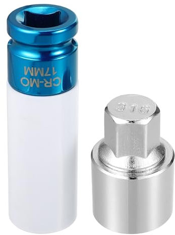 Uxcell 1 Set 316 Wheel Lock Lug Nut Socket Key Protector for Mercedes Benz