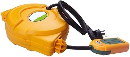 Avvolgicavo retrattile automatico da 5M Avvolgicavo retrattile avvolgicavo elettrico Avvolgitubo elettrico 3000W, 3x1x6m